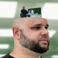 A picture of me with a turtle hat photoshopped on